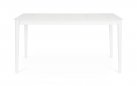 Biały stół aluminiowy na taras NEBULA 160 blat aluminium