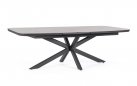 Rozkładany grafitowy aluminiowy stół na taras PASCAL 200-260 z blatem kamiennym 