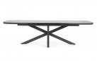 Rozkładany grafitowy aluminiowy stół na taras PASCAL 200-260 z blatem kamiennym 