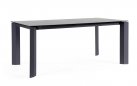 grafitowy stół ogrodowy aluminiowy OTAVIO 180 cm  z ceramicznym blatem 