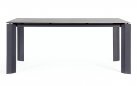 grafitowy stół ogrodowy aluminiowy OTAVIO 180 cm  z ceramicznym blatem 