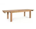 Stół teakowy obiadowy z rozkładanym blatem ZORRITOS 220-300 cm drewno recyklingowane.