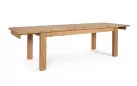 Stół teakowy obiadowy z rozkładanym blatem ZORRITOS 220-300 cm drewno recyklingowane.