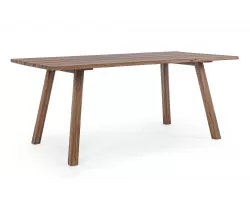 Stół ogrodowy prostokątny akacjowy 180x90 cm GLASGOW olejowany