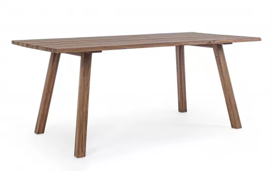 Stół ogrodowy prostokątny akacjowy 180x90 cm GLASGOW olejowany