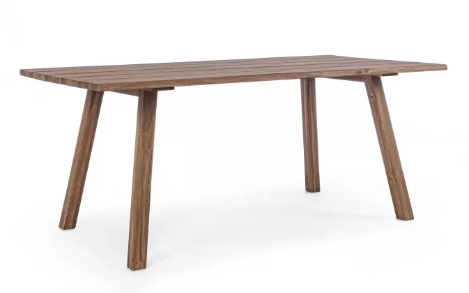 Stół ogrodowy prostokątny akacjowy 180x90 cm GLASGOW olejowany