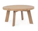Okrągły stolik kawowy BOLIVAR Ø80 z drewna teak recyklingowanego