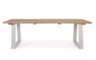 Stół na taras LEGEND 240x100 blat teak premium / nogi aluminium beżowe