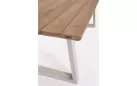 Stół na taras LEGEND 240x100 blat teak premium / nogi aluminium beżowe