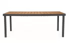 Stół ogrodowy aluminiowy grafitowy NIAGARA 190x90 blat kompozyt drewniany