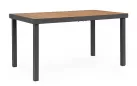 Stół ogrodowy aluminiowy grafitowy NIAGARA 140x80 blat kompozyt drewniany