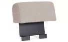 Modułowy grafitowy narożnik na taras aluminiowy GERALD beżowe poduszki Olefin