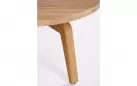Zestaw stolików okrągłych z drewna teak EULARIA Ø60 i Ø80 cm 