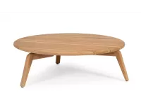 Okragły stolik kawowy teak Ø90 cm EULARIA bizzotto