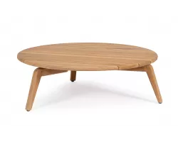 Okragły stolik kawowy teak Ø90 cm EULARIA bizzotto