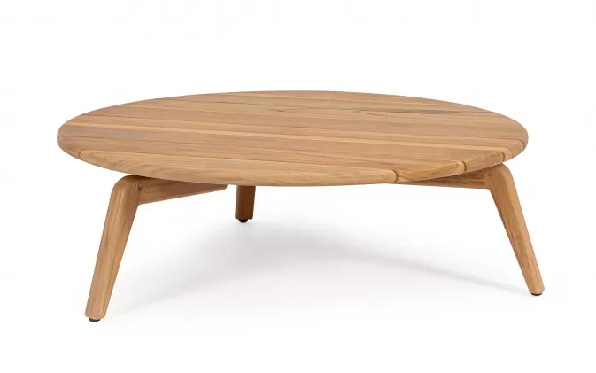 Okragły stolik kawowy teak Ø90 cm EULARIA bizzotto