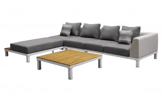 Narożnik na taras z szezlongiem szeroki POLO PRO Narożnik na taras z szezlongiem szeroki POLO PRO