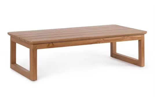 Stolik kawowy EVORA 1200x60 cm prostokątny drewno teak premium