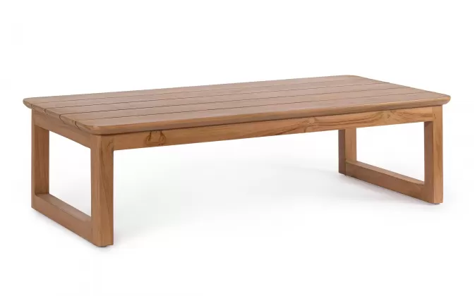 Stolik kawowy EVORA 1200x60 cm prostokątny drewno teak premium