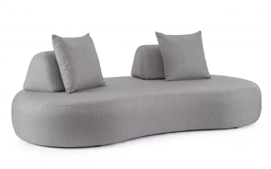 Ciemnoszara sofa nowoczesna na taras Olfein PIPER bizzotto