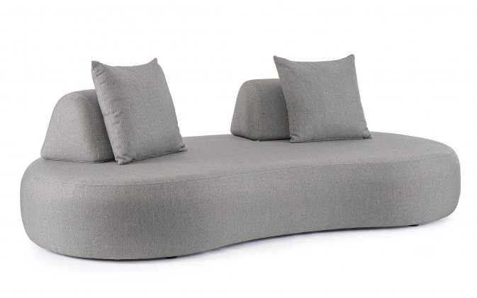 Ciemnoszara sofa nowoczesna na taras Olfein PIPER bizzotto