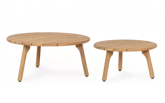 Dwa okrągły stoliki kawowe do ogrodu zimowego GARITA Ø60 i Ø80 Dwa okrągły stoliki kawowe do ogrodu zimowego GARITA Ø60 i Ø80
