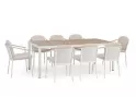 Meble stołowa dla 8 osób jasnobezowy ULISES Bizzotto