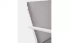 Białe meble ogrodowe wypoczynkowe aluminiowe KONNOR bizzotto