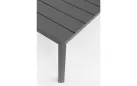 Grafitowe meble ogrodowe wypoczynkowe aluminiowe KONNOR bizzotto
