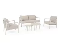 Nowoczesnem meble ogrodowe beżowe ROPERY bizzotto