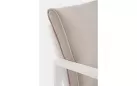 Lekkie meble ogrodowe aluminiowe białe HILDE bizzotto
