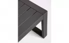 Lekkie meble ogrodowe aluminiowe grafitowe HILDE bizzotto
