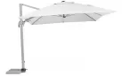Parasol ogrodowy z podstawą biały 3 x 4 m saragozza bizzotto