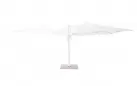 Biały parasol z nogą boczną 3x3 m VEGA bizzotto noga biała