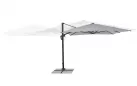Jasnoszary parasol z nogą boczną 3x3 m VEGA bizzotto noga antracyt
