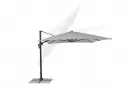 Jasnoszary parasol z nogą boczną 3x3 m VEGA bizzotto noga antracyt
