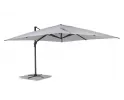 Parasol obrotowy aluminiowy antracyt poszycie jasnoszare INES 4x4 bizzotto