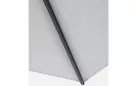 Parasol obrotowy aluminiowy antracyt poszycie jasnoszare INES 4x4 bizzotto