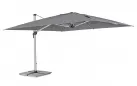 Parasol obrotowy aluminiowy noga anodowana poszycie szare INES 4x4 bizzotto