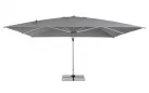 Parasol obrotowy aluminiowy noga anodowana poszycie szare INES 4x4 bizzotto