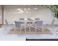 Komplet stołowy ze stołem ISACCO i krzesłami Ordeon Bizzotto