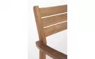 Krzesło z podłokietnikami z drewna teakowego premium ADRIEL Bizzotto