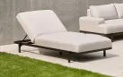 Luksusowy leżak ogrodowy na taras LUCAS Hartman