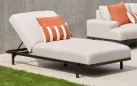 Luksusowy leżak ogrodowy na taras LUCAS Hartman
