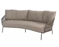 Zaokrąglona 3-osobowa sofa wypoczynkowa CAPALBIO  4SO