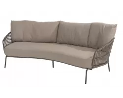 Zaokrąglona 3-osobowa sofa wypoczynkowa CAPALBIO  4SO