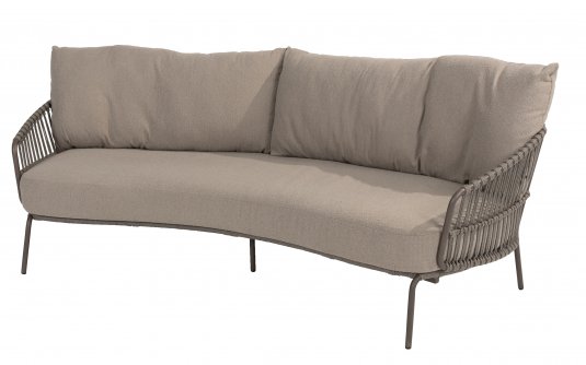 Zaokrąglona 3-osobowa sofa wypoczynkowa CAPALBIO  4SO