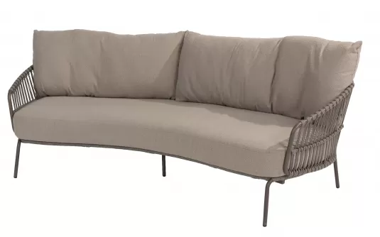 Zaokrąglona 3-osobowa sofa wypoczynkowa CAPALBIO  4SO