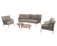 Zaokrąglona 3-osobowa sofa wypoczynkowa CAPALBIO  4SO