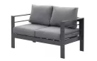Aluminiowy zestaw ogrodowy wypoczynkowy ISIDORO grafitowy